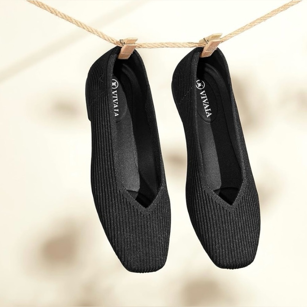 SOLD- VIVAIA Margot 2.0 Women's Square-Toe Ballet Flats Shoes- 39.5
